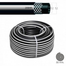 Mangueira de ar comprimida preta 10 x 19 mm. 20 barras de rolo 50 metros