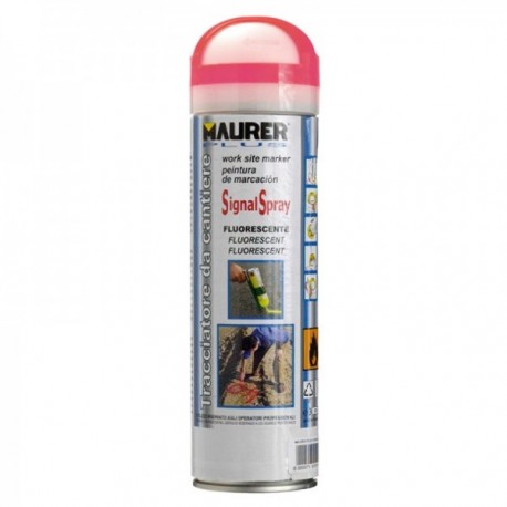 Pintura vermelha fluorescente de pulverização 500 ml.