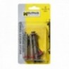 Âncora metálica 8x 60/10 mm parafuso. (3 pedaços)