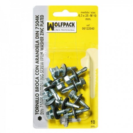 Parafuso Broca 5,5x25-8 mm. (10 peças)