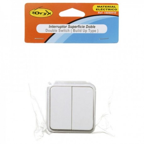 Interruptor Oryx Superficie Doble Interruptor Oryx Superficie Doble
