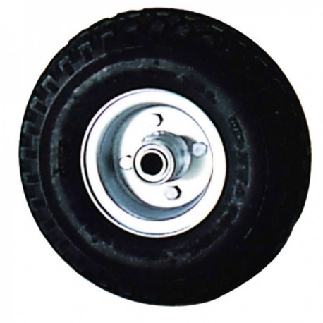Rueda Carretilla Sacos Neumática llanta galvanizada 20 mm.