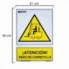 Bandeja de Atenção de Atenção de Cartel 30x21 cm.