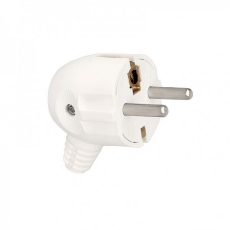 Plugue de saída Plijja / lateral 16 A. 250 V. Blanca
