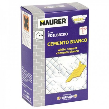 Edil Cemento Blanco Maurer (CAIXA 5 KG.)
