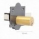 Cerrojo b-5 llave y pulsador pasador de 143mm cilindro redondo de 50mm