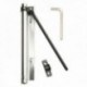 Muelle Puerta Wolfpack Aluminio Anodizado Plateado (Blister 1 Pieza)