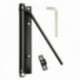 Muelle Puerta Wolfpack Aluminio Anodizado Negro (Blister 1 Pieza)