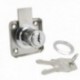 Móveis de trava para gaveta 361/20 mm. cromo banhado