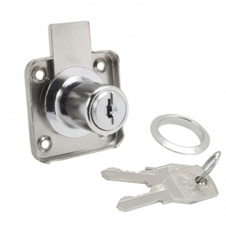 Móveis de trava para gaveta 361/20 mm. cromo banhado