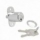 Cerradura Puerta Corredera Pulsador 147/27 mm. Cromado