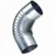 110 mm de fogão galvanizado. 90 °.