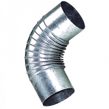 Fogão galvanizado de 120 mm. 90 °.