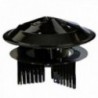 Chapéu preto universal para fogão