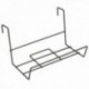 Soporte Para Jardinera Balcon Acero Plastificado Negro 41x18 cm.
