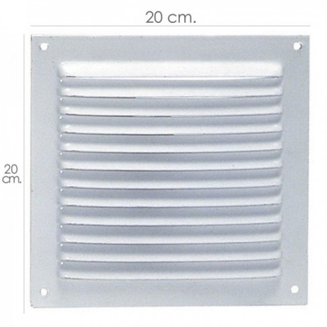 Grilos de negociação 20x20 cm. Branco lacado