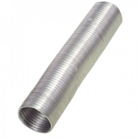 Tubo de alumínio cinza compacto Ø 200 mm. / 5 metros