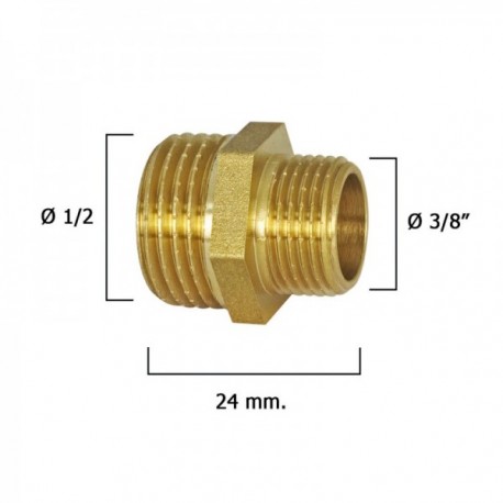 3/8 Polylo E 1/2 "MACHONES POLIDOS