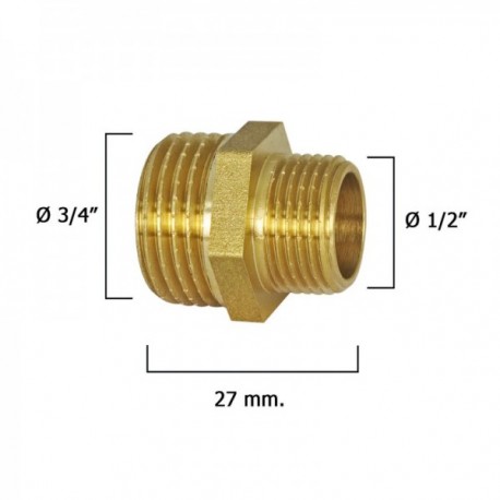 Polido Reduter Machones 3/4 "A 1/2"