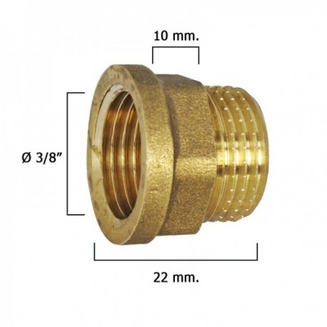 EXPULIDE HEXAGONAL EMPRESSO 3/8X10