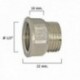 Chrome 1/2x10 hexagonal junto