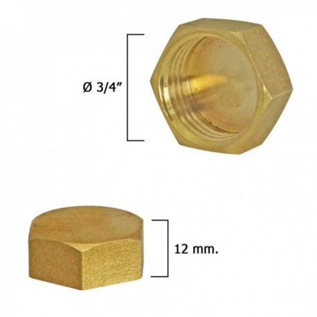 Blind Cap Feminino Laton 3/4 "