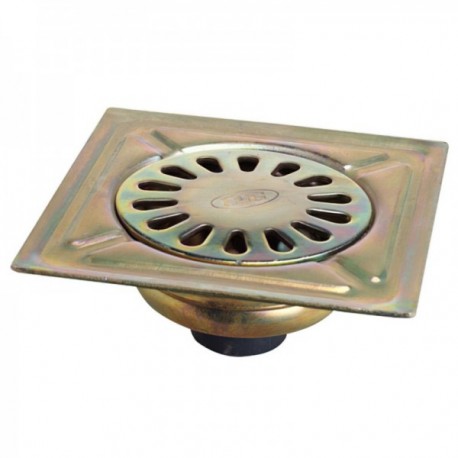 Pia de aço bicromated 250x250 mm. 90 mm tomando.