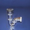 Siphon Metallic Curved T-30-C Me 1 1/2