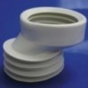Manga de vaso sanitário flexível T-114 excêntrico 90