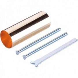 Prolongador de cilindros redondos Ø26 mm. Com parafusos