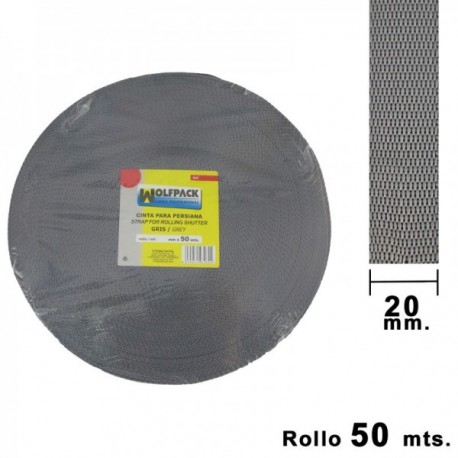 Wolfpack Gray PERSIANA FITA 22 mm. Papel 50 metros