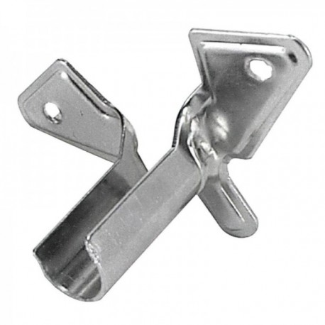 Suporte à barra de 12 mm. Ø Cromo lateral