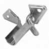 Suporte à barra de 12 mm. Ø Cromo lateral