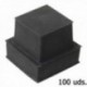 Quadrada bêbada 23x23 mm. Saco de 100 unidades