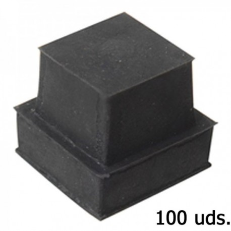Quadrada bêbada 23x23 mm. Saco de 100 unidades