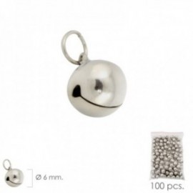 Bell de níquel de 6 mm. (Bag 100 unidades)