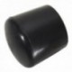Contera Plastico Redonda Exterior Negra 20 mm. Bolsa 200 Unidades