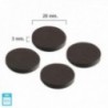 IMAN WOLFPACK FERRITA DISC Ø 20X3 MM. (Blister 4 peças)