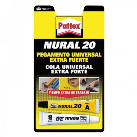 Nural- 20 brancos transparentes (jogo 2 tubos 22 cm³.)