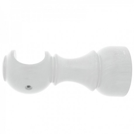 Soporte Madera Liso Abierto 20x 88 mm. Blanco