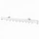 Riel Aluminio P950 Sin Cordon 1,50 Metros Blanco