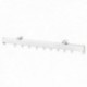 Riel Aluminio P950 Sin Cordon 2,50 Metros Blanco