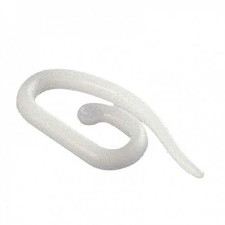 Gancho Cortina Fruncidor Plastico 27 mm. Blister 25 Unidades