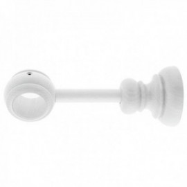 Suporte de madeira extensível 20x146 mm. Branco