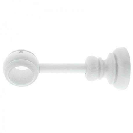 Suporte de madeira extensível 20x146 mm. Branco