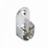 Suporte lateral oval para tubo Ø 16 mm. cromo banhado