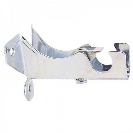 Suporte central de cortes de Chy Ø12 mm. 63 mm de prata.