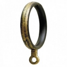 Anel para forja Ø 28 mm. Saco preto / dourado 10 unidades.