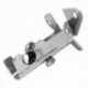 Suporte à barra de 12 mm. Ø Chrome frontal
