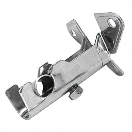 Suporte à barra de 12 mm. Ø Chrome frontal
